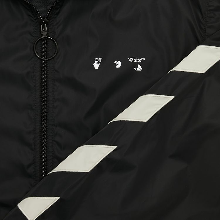 Off White Diag Nylon Track Top BlackAbbeyStone