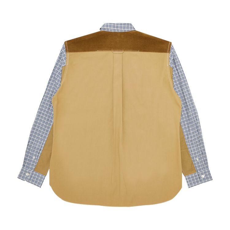 Junya Watanabe Classic Contrasted Shirt WhiteBlueBeige