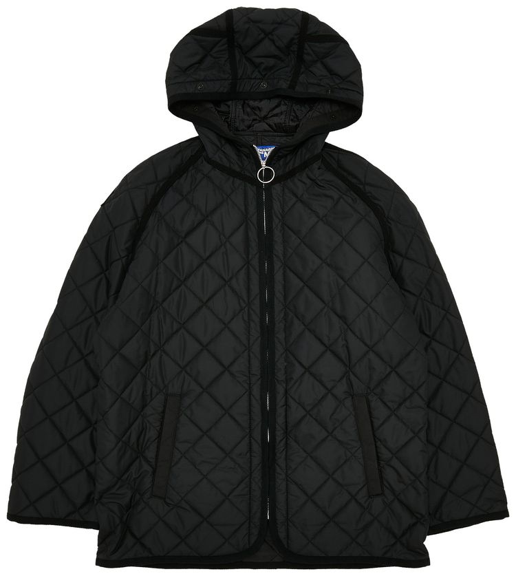 Junya Watanabe Quilted Looking Back Jacket BlackGrey