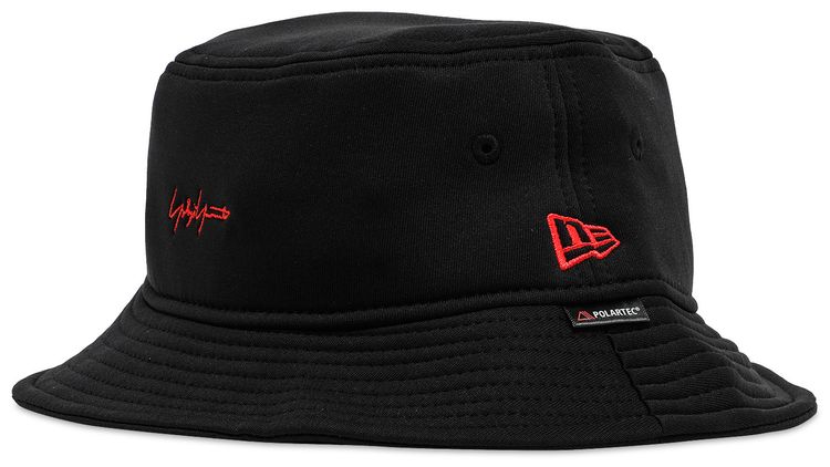 Yohji Yamamoto Pour Homme Logo Bucket Hat Black