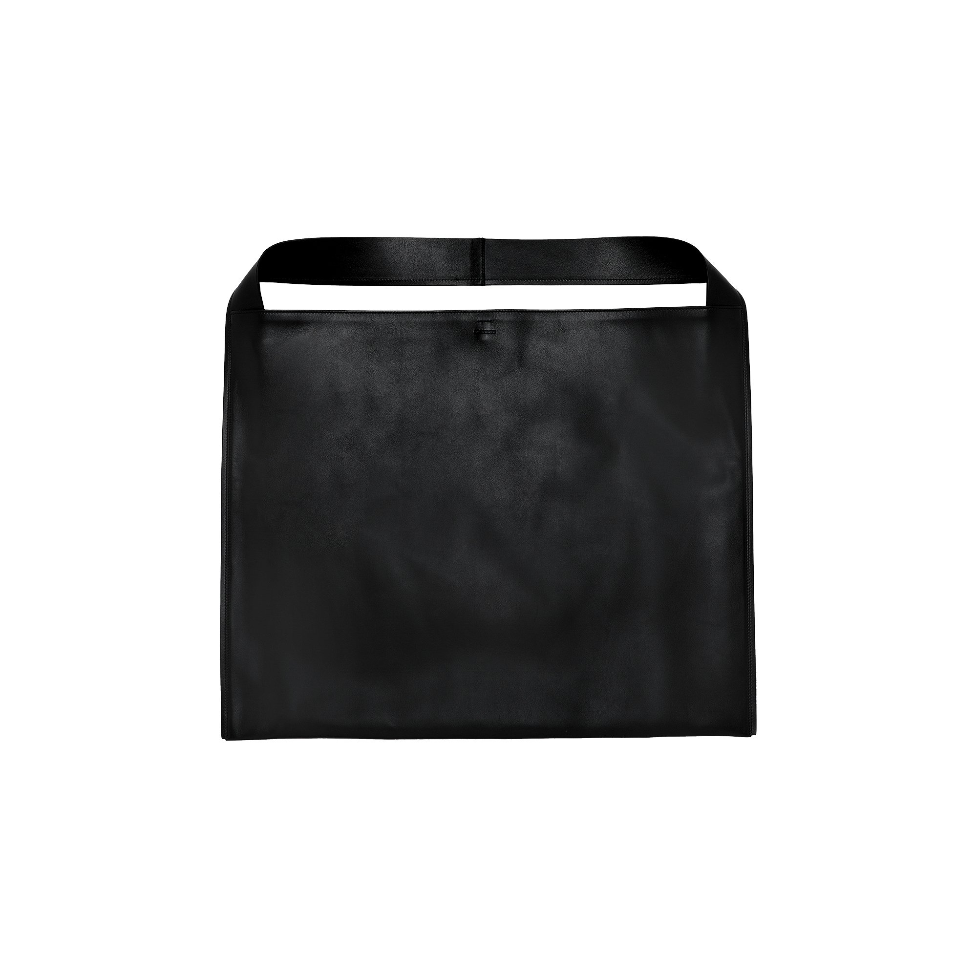Buy Jil Sander Border Hobo Shopper Bag 'Black' - JSPR852397 