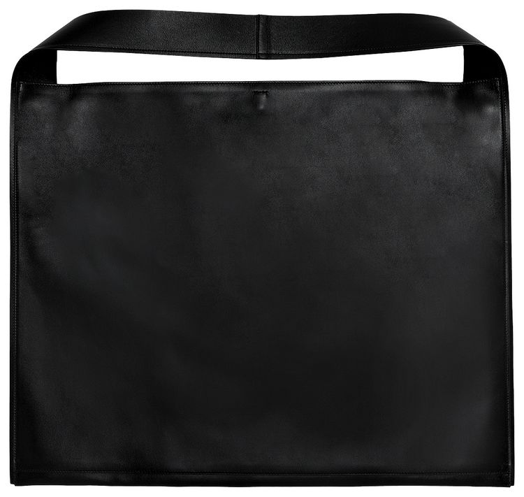 Jil Sander Border Hobo Shopper Bag Black