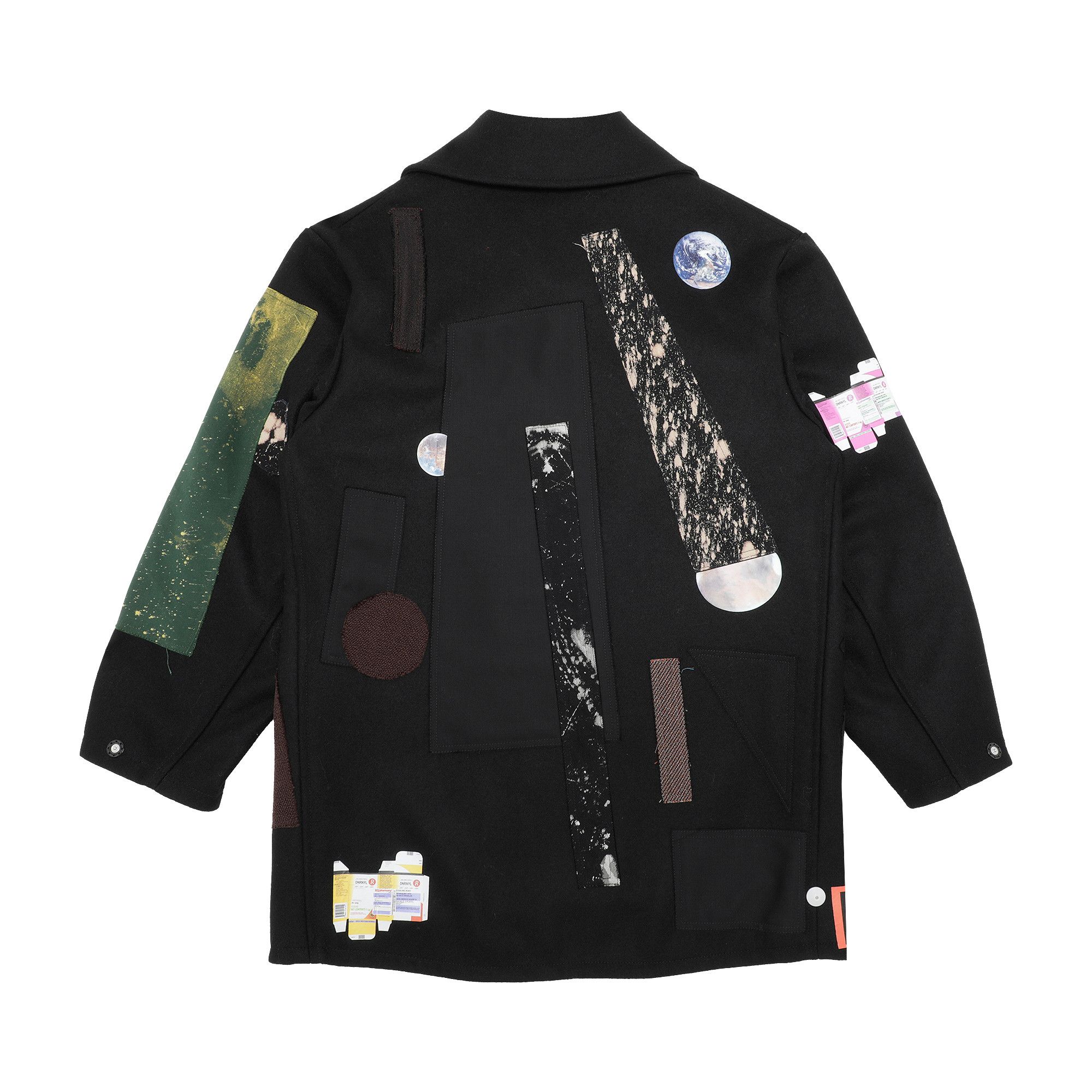 Buy Raf Simons Redux Large Sterling Caban With Patches Buy Raf Simons Redux Large Sterling Caban With Patches