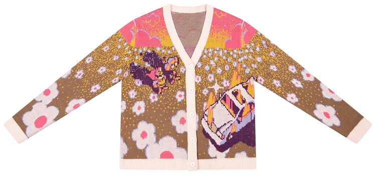KidSuper x Rhymezlikedimez Knit Cardigan Multi