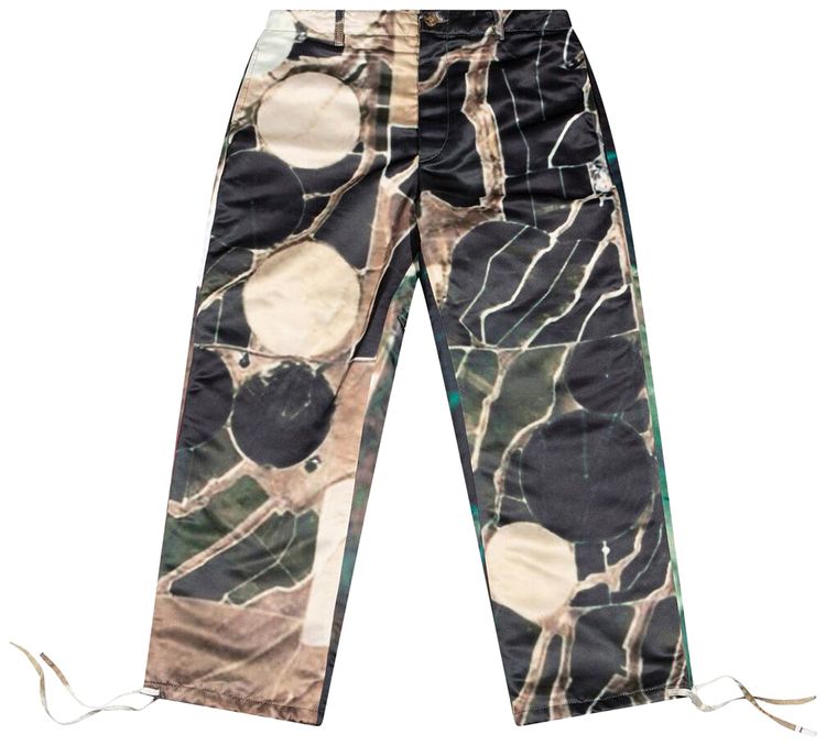 KidSuper Topographic Drawstring Trousers Multi