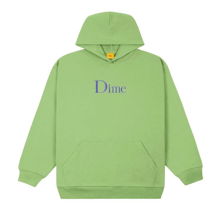 Dime Classic Embroidered Hoodie Tea