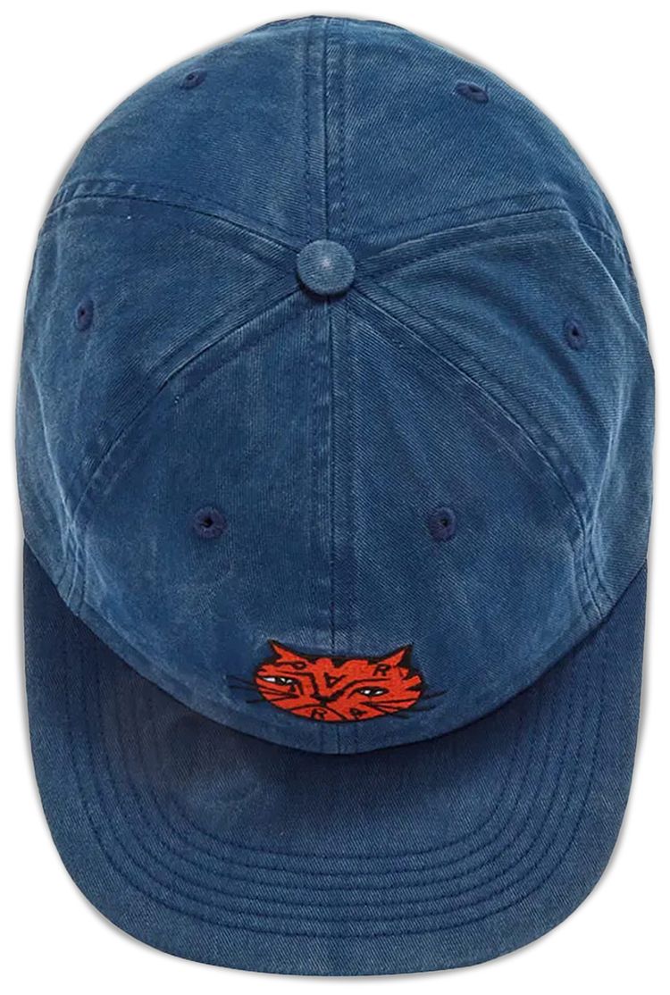 Parra Sad Cat 6 Panel Hat Navy