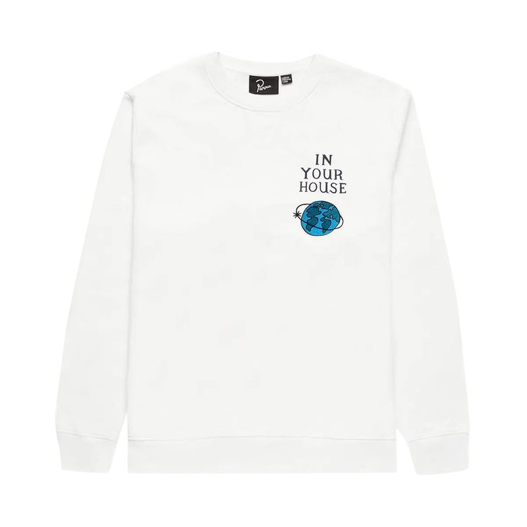 Parra Systems Logo Crew Neck Sweatshirt White