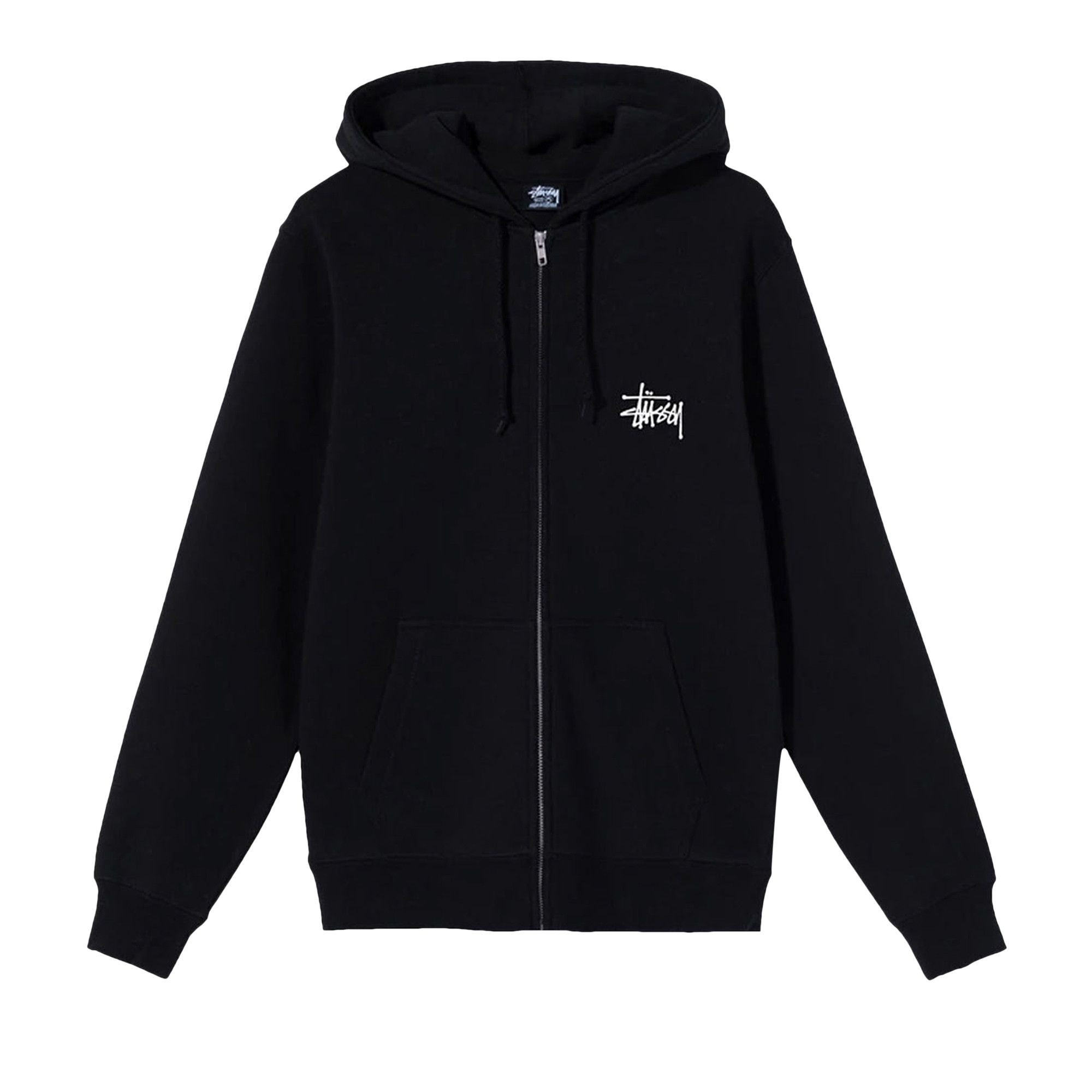 Stussy Basic Stussy Zip Hood L ブラック Buy Stussy Basic Zip Hood 'Black' - 1974649 BLAC | GOAT CA