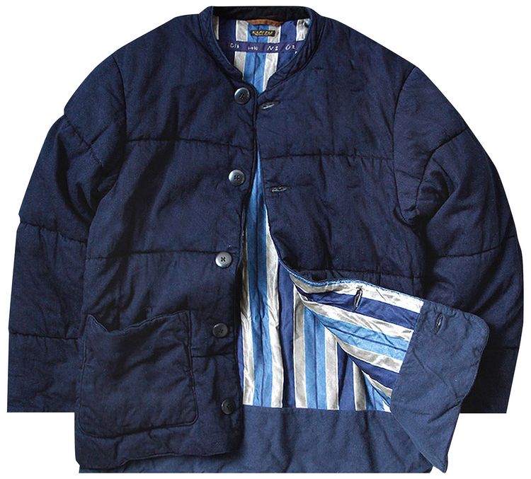 Kapital 8oz IDG x IDG denim quilt work blouson Indigo