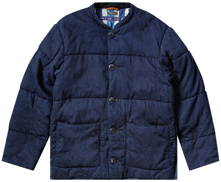 Kapital 8oz IDG x IDG denim quilt work blouson Indigo