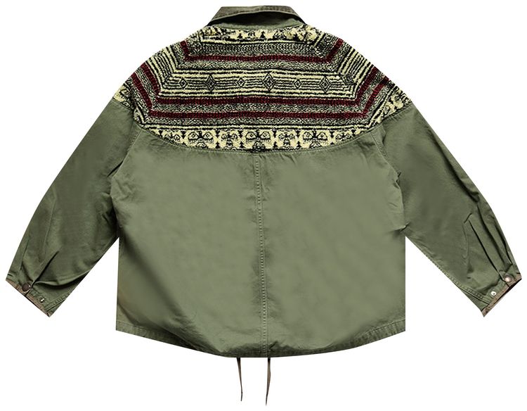 Kapital Chino x Birds Eye Fleece Nordic Anorak Khaki