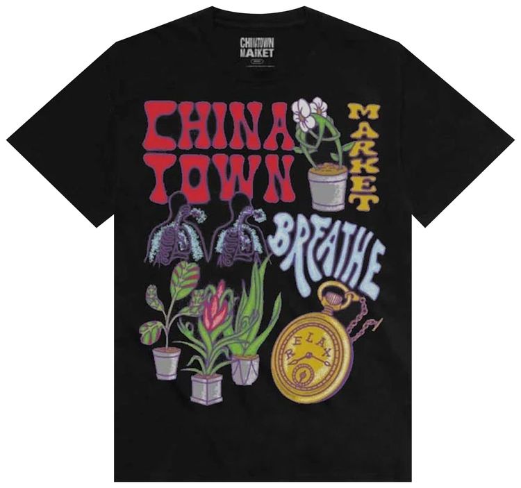 Chinatown Market Time Lord Tee Black