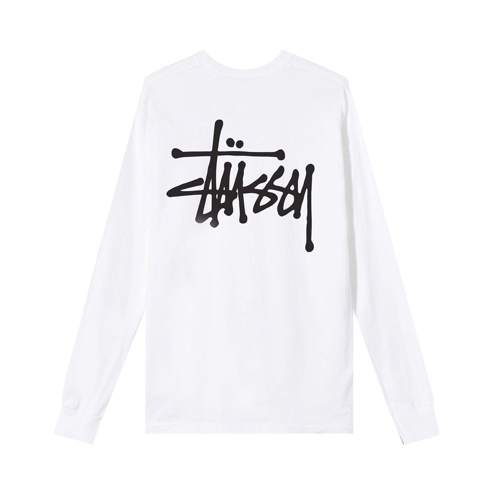 Buy Stussy Basic Long-Sleeve Tee 'White' - 1994649 WHIT | GOAT