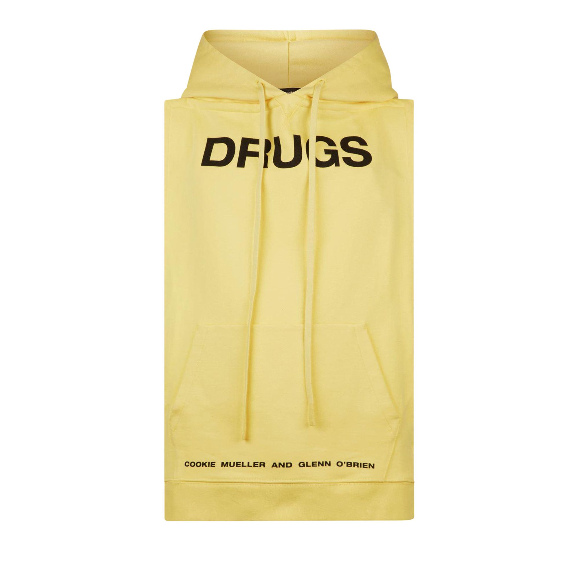 Buy Raf Simons Drugs Backless Cotton Jersey Sweatshirt Vest
