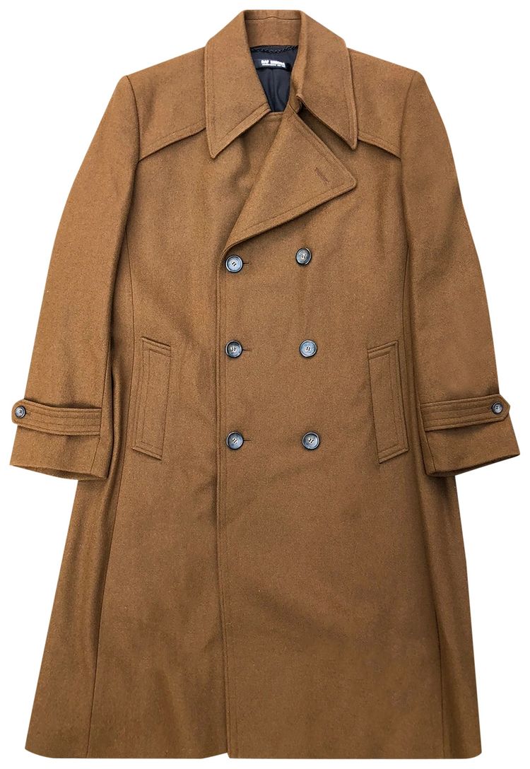 Raf Simons Virginia Creeper Coat And Vest BrownBlack