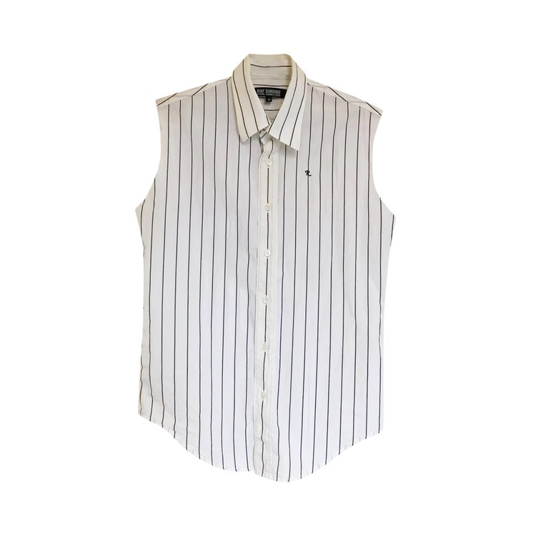 Raf Simons Sleevless Shirt White