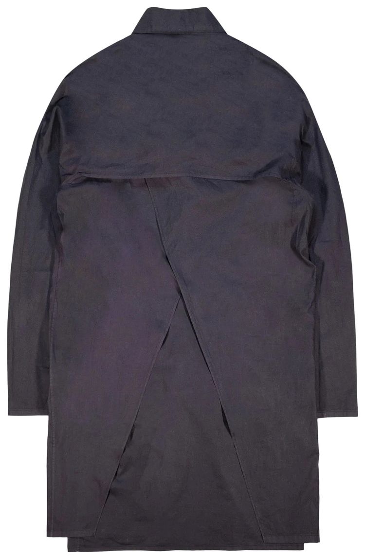 Raf Simons Double Layered Waxed Coat Black