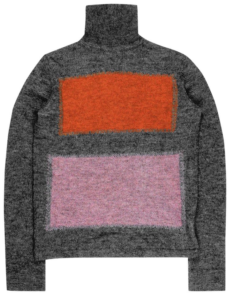 Raf Simons Rothko Mohair Sweater Grey