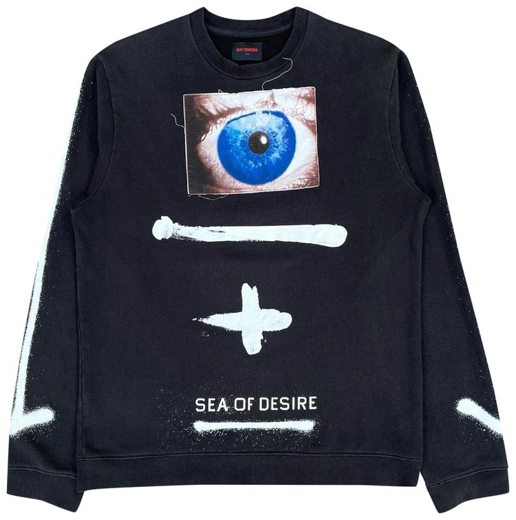 Raf Simons Sea Of Desire Sweater Black