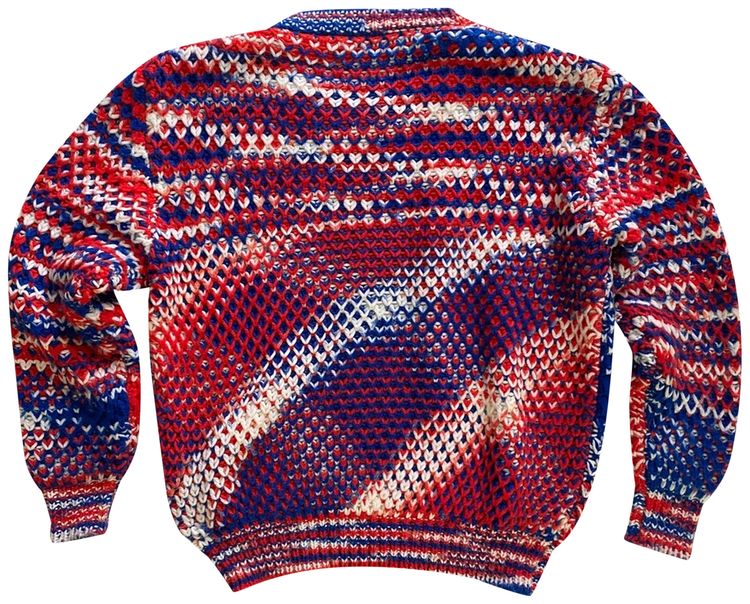 Raf Simons x Sterling Ruby Sweater RedWhiteBlue