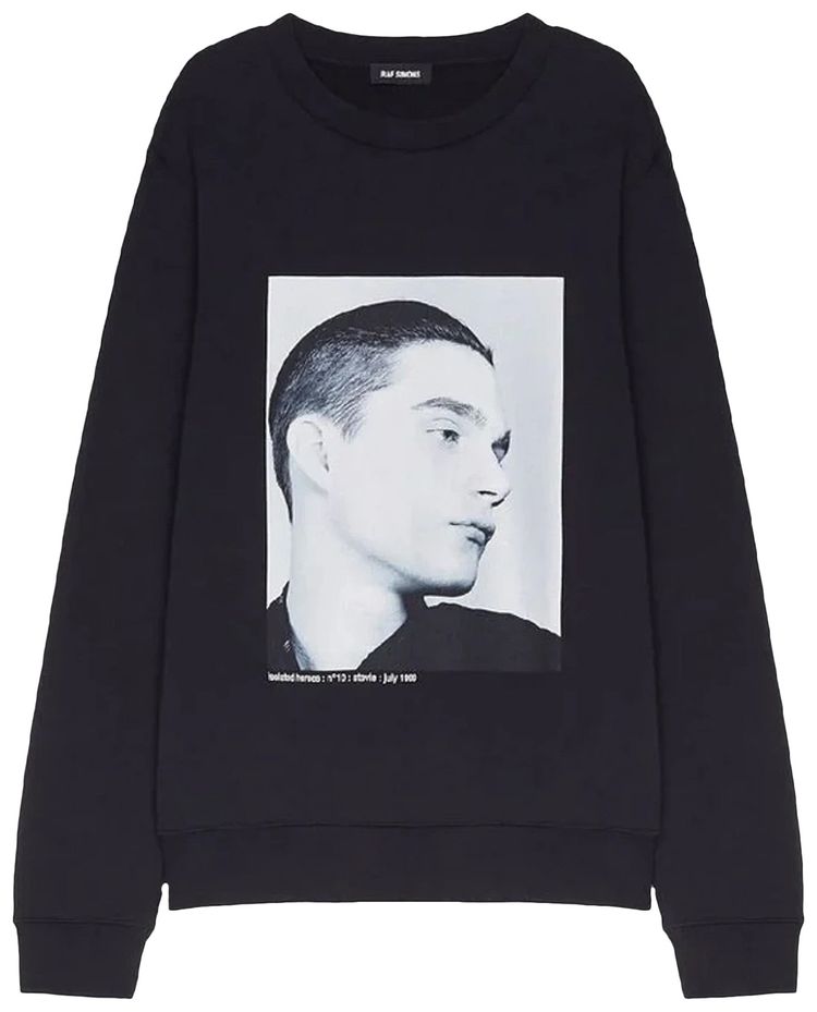Raf Simons Isolated Heroes Sweatshirt Black