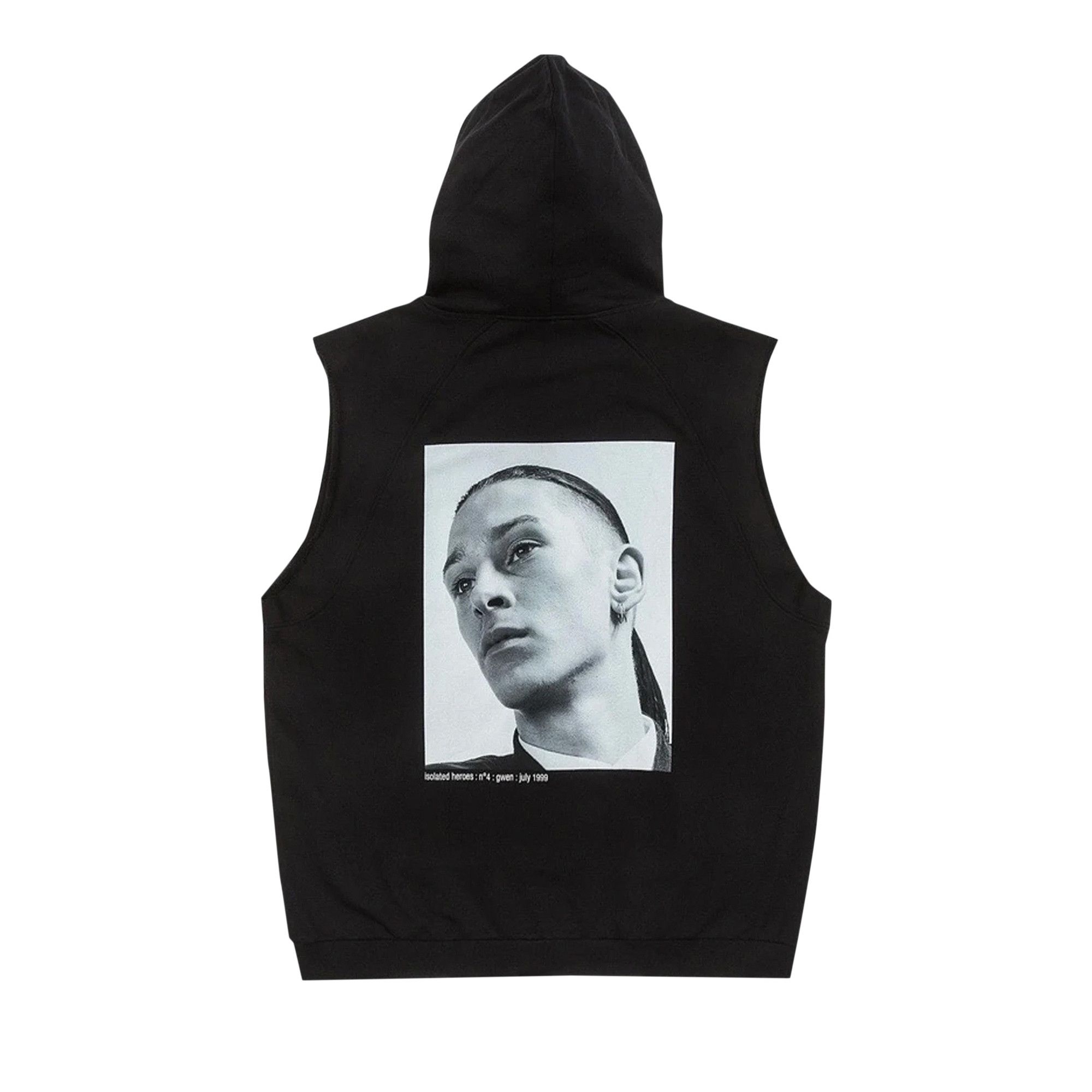 Buy Raf Simons Isolated Heroes Sleeveless Hoodie Black 186 19011 00099 GOAT UK