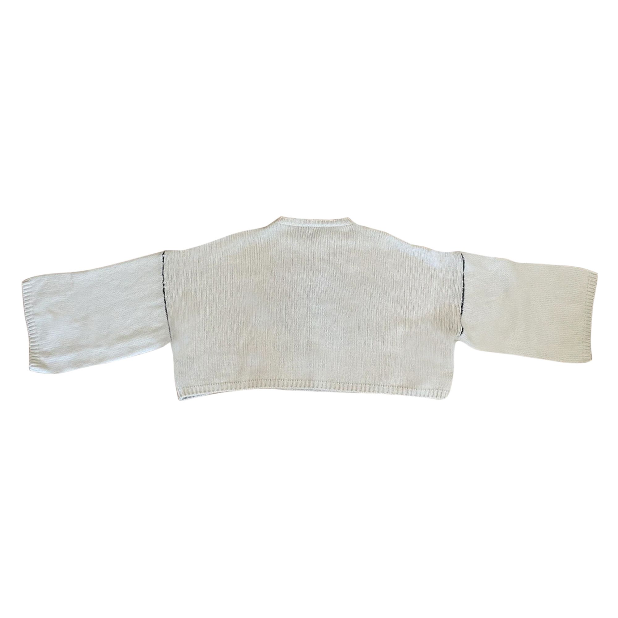 Buy Raf Simons I Heart NY Cropped Sweater 'White' - 0459