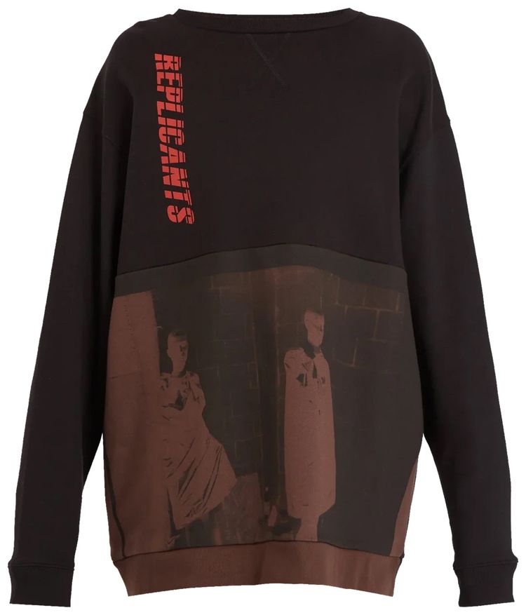 Raf Simons Replicants Sweatshirt Brown