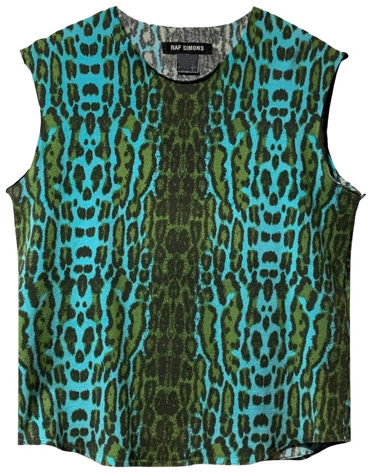 Raf Simons Kinetic Youth Leopard Top Multi
