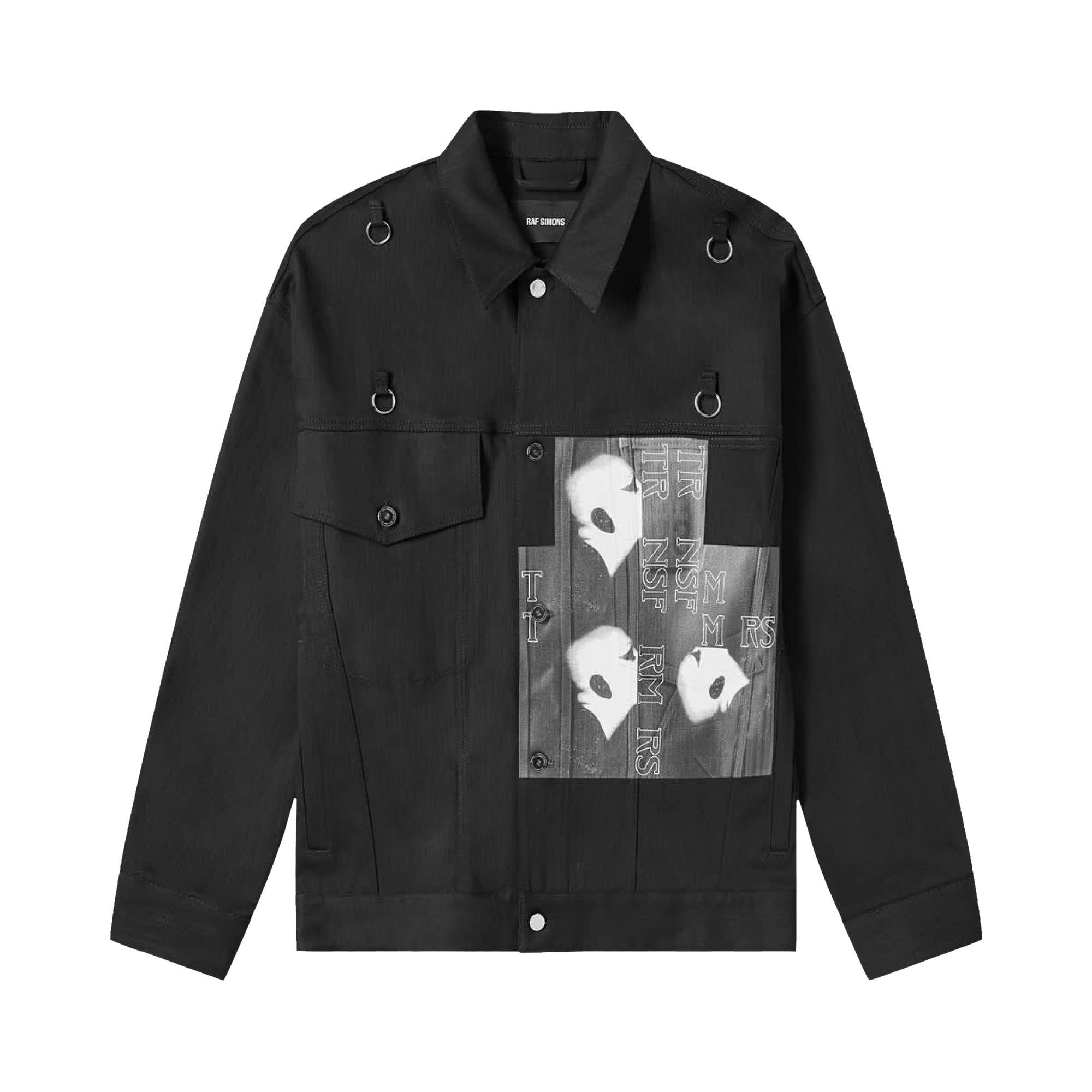 Raf simons new order top denim jacket