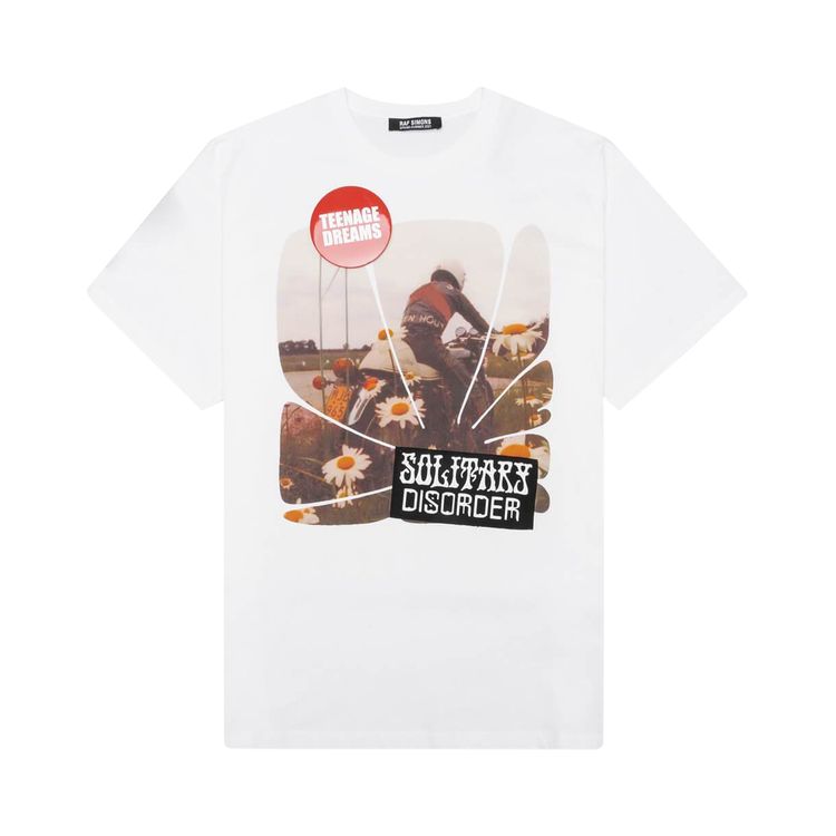Raf Simons Solitary Disorder T Shirt White