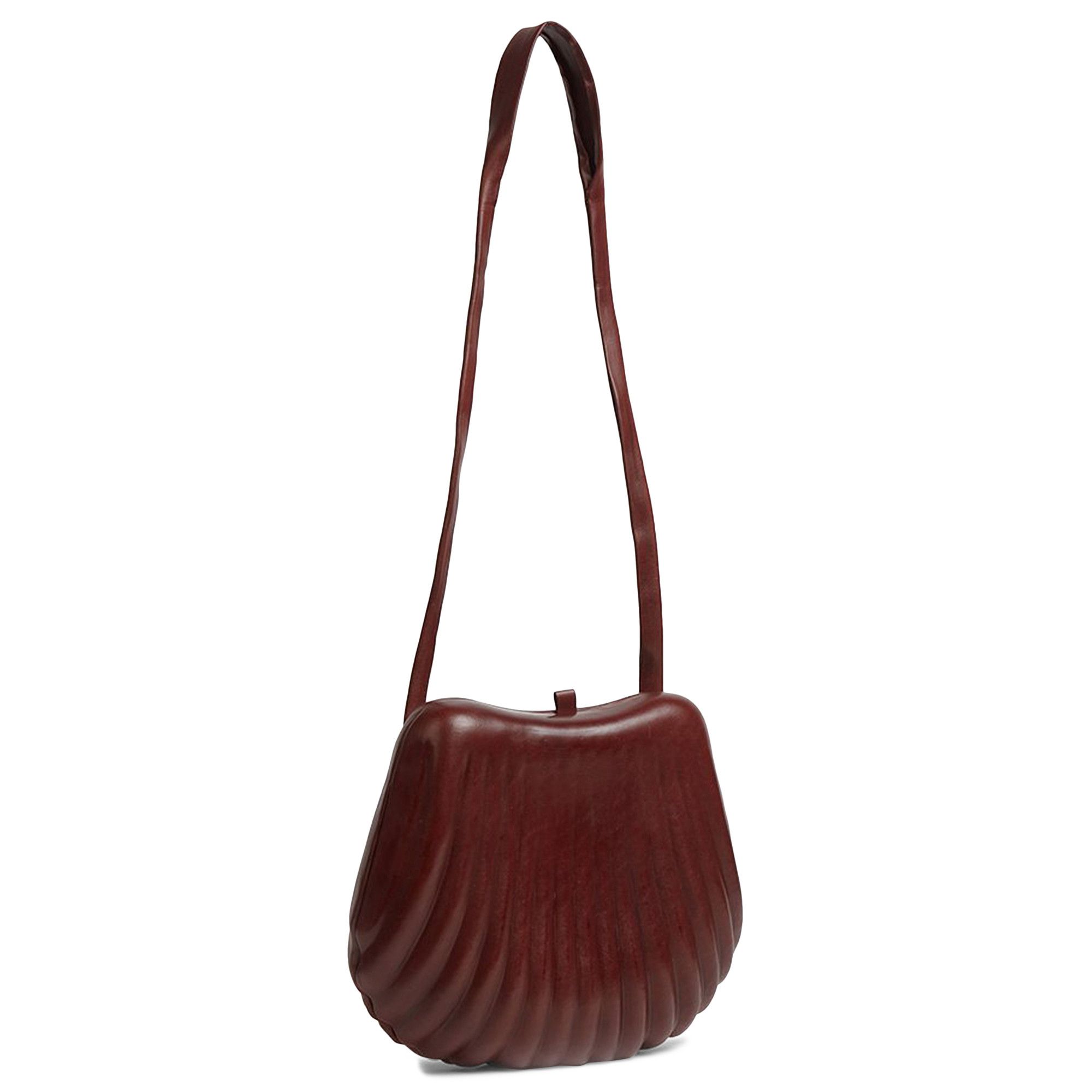 Buy Lemaire Carlos Textured Bag Chestnut W 211 BG262 LL132 473 GOAT