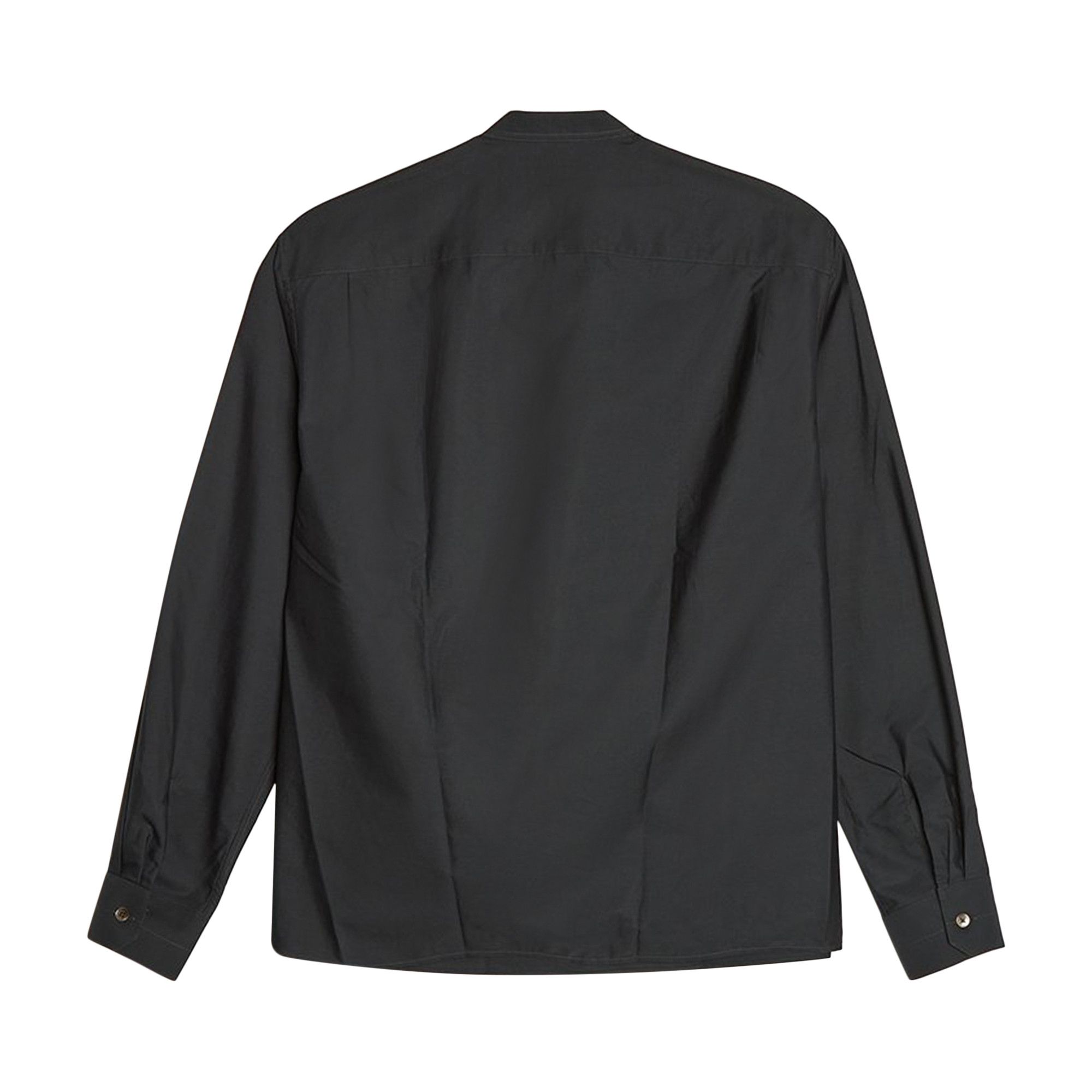 Buy Lemaire Wrapover Shirt 'Midnight Turquoise' - X 211