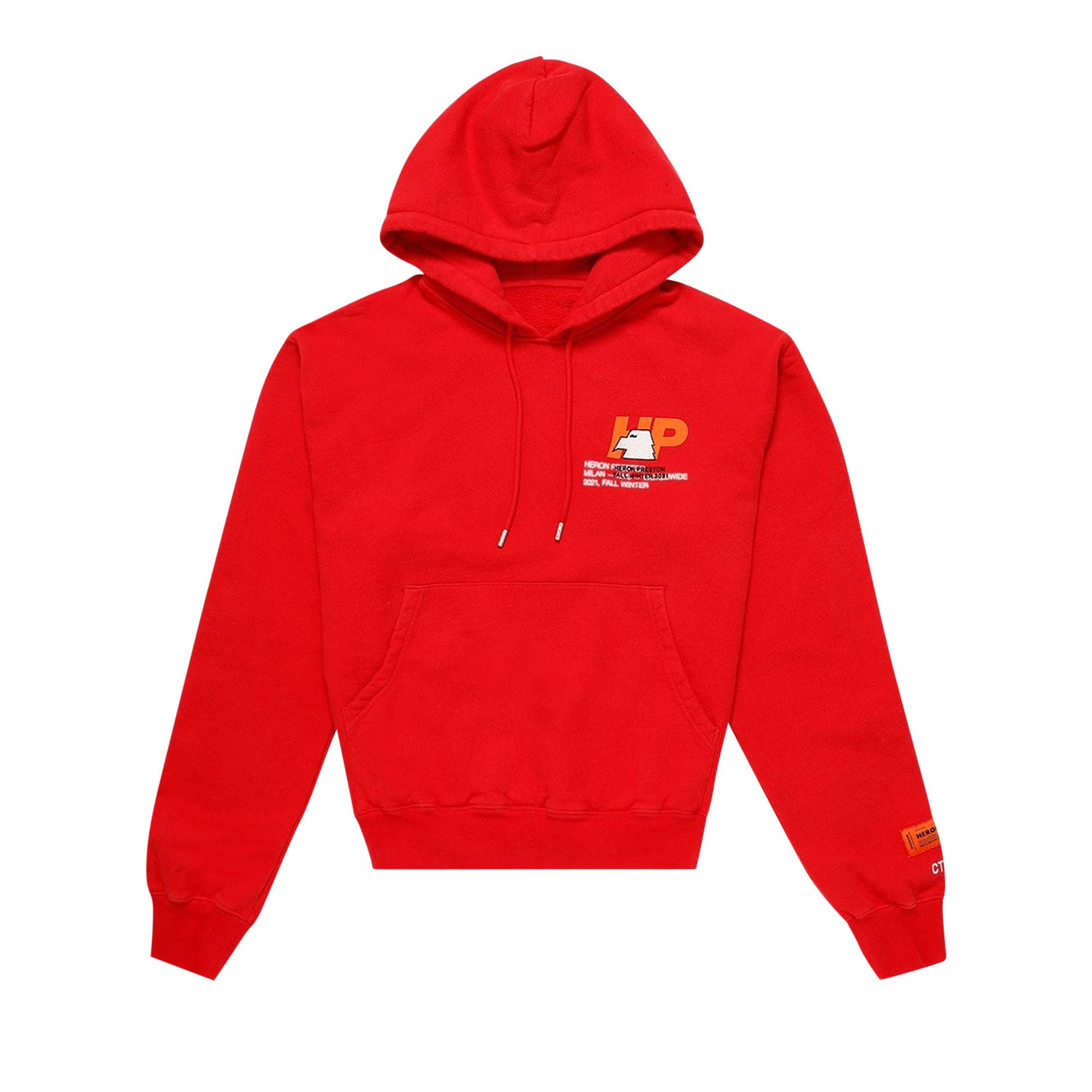 Heron preston nasa hoodie red store