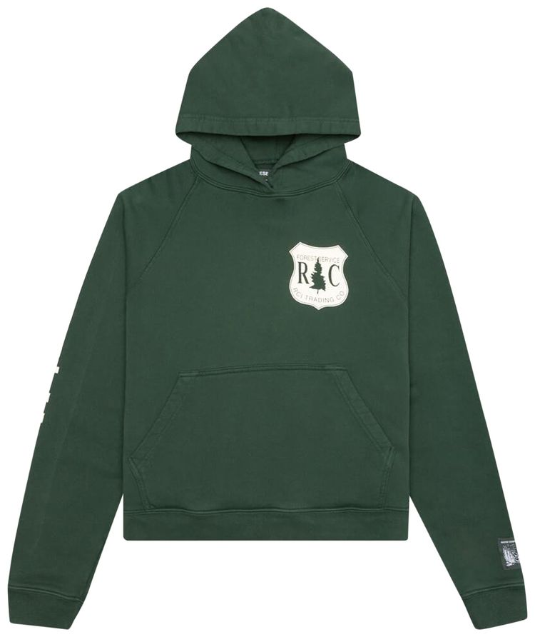 Reese Cooper Collegiate Hooded Sweatshirt Forest Green