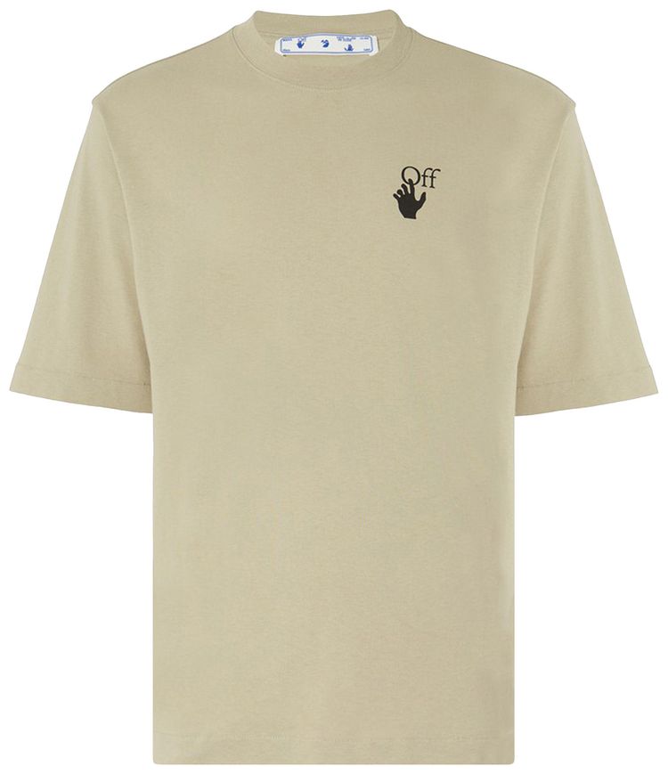 Off White Bubble Arrow Short Sleeve Slim Tee Abbey