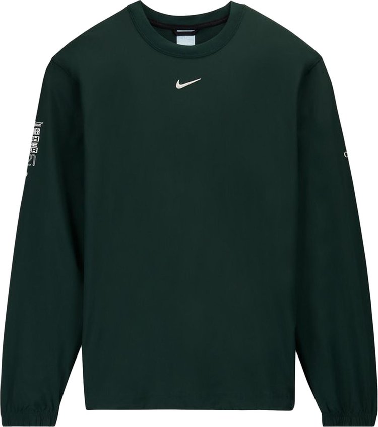 Buy Nike NRG Nocta DF Woven Long-Sleeve Crew 'Pro Green' - DJ5584 397