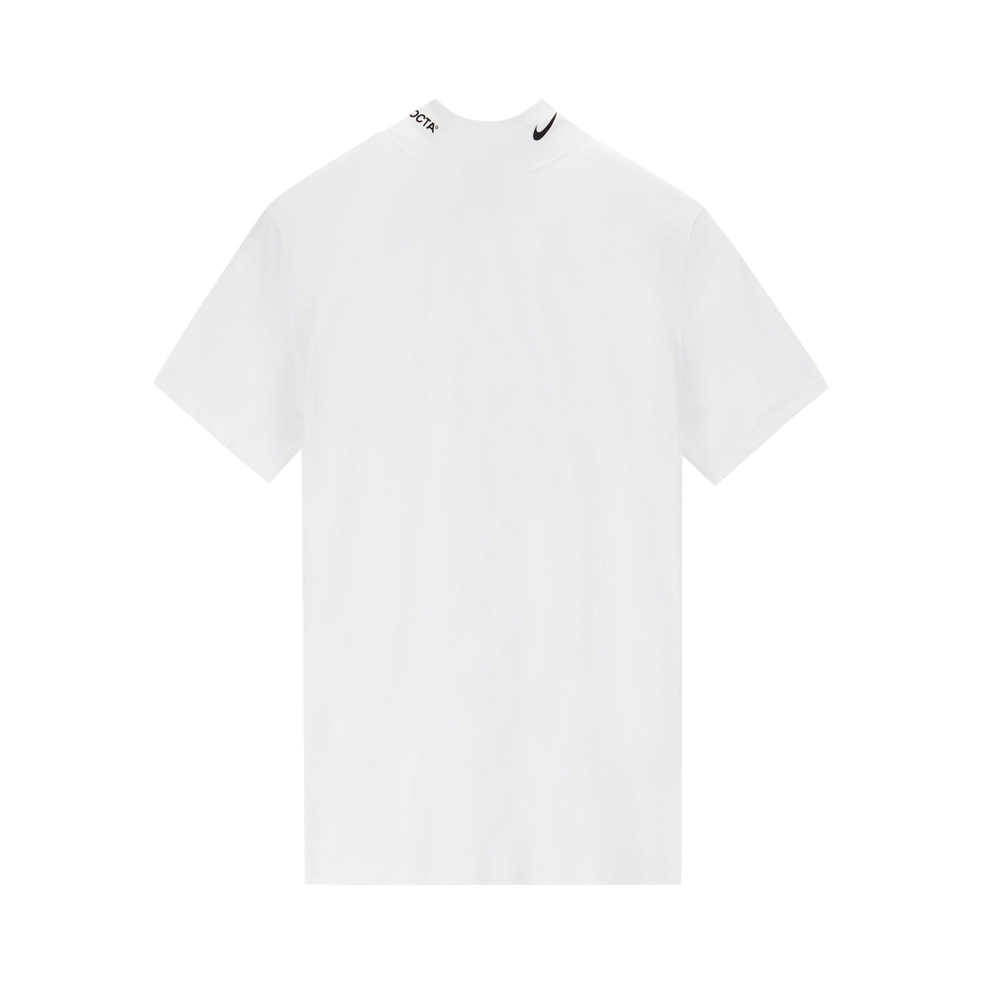 Nike NRG Nocta Mock Neck Short-Sleeve Top 'White'