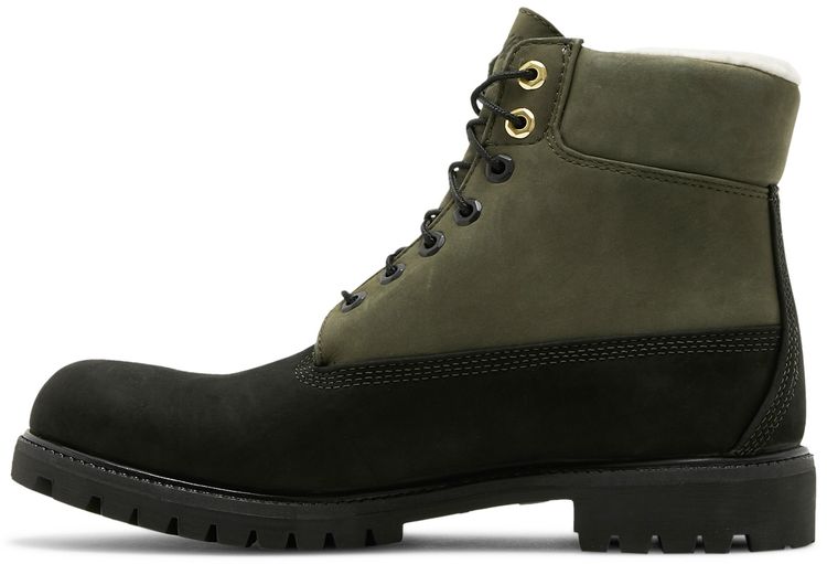 Timberland 6 Inch Fleece Lined Waterproof Boot Black Grape Leaf