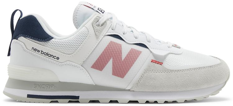 New Balance 574 White Natural Indigo