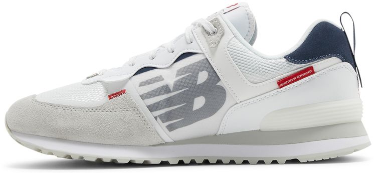New Balance 574 White Natural Indigo