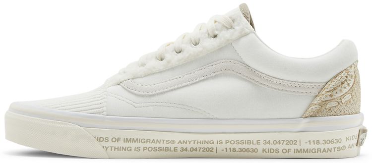 Kids Of Immigrants x Vans Old Skool 36 DX White Bandana