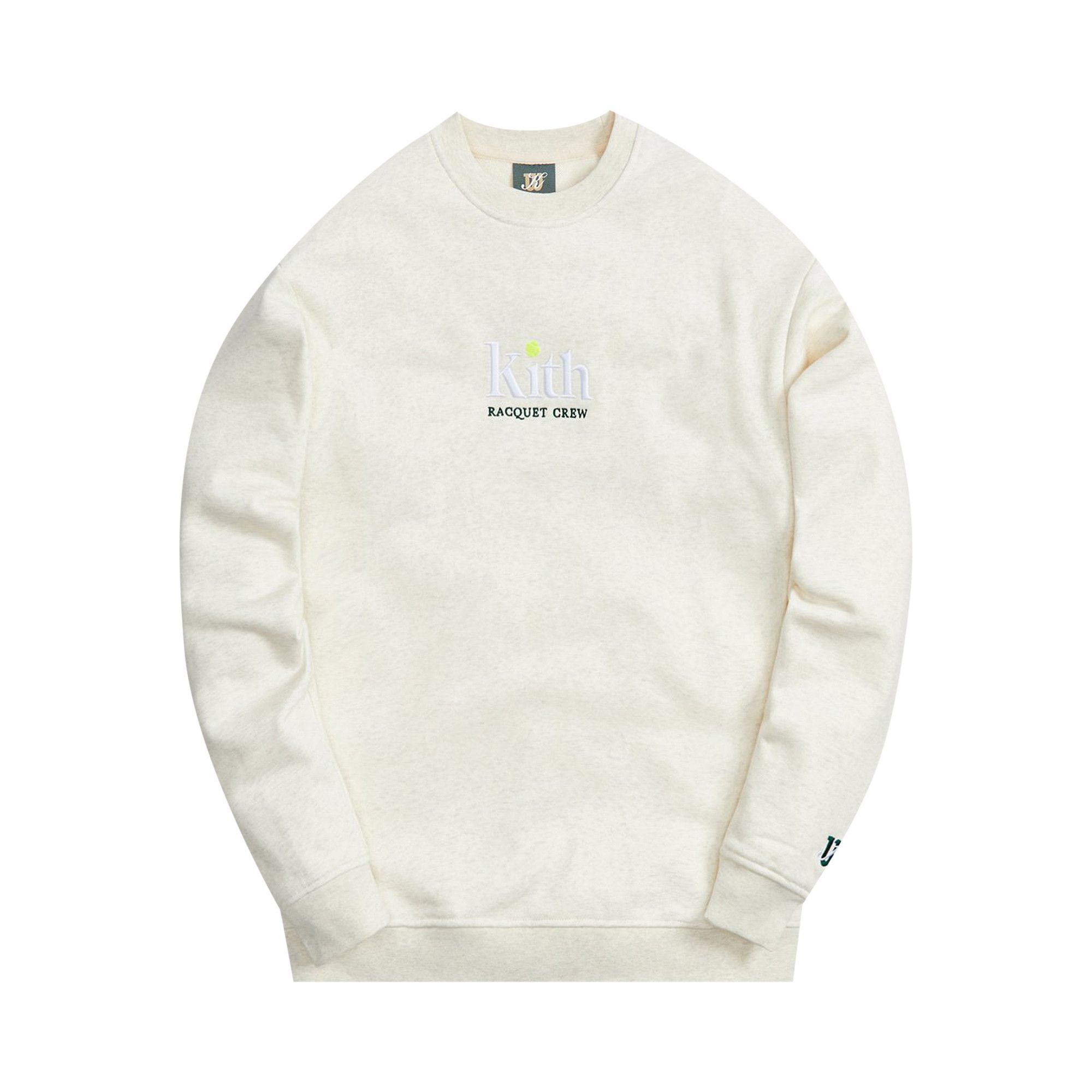Buy Kith For Wilson Serif Crewneck Heather Oatmeal KHM030082