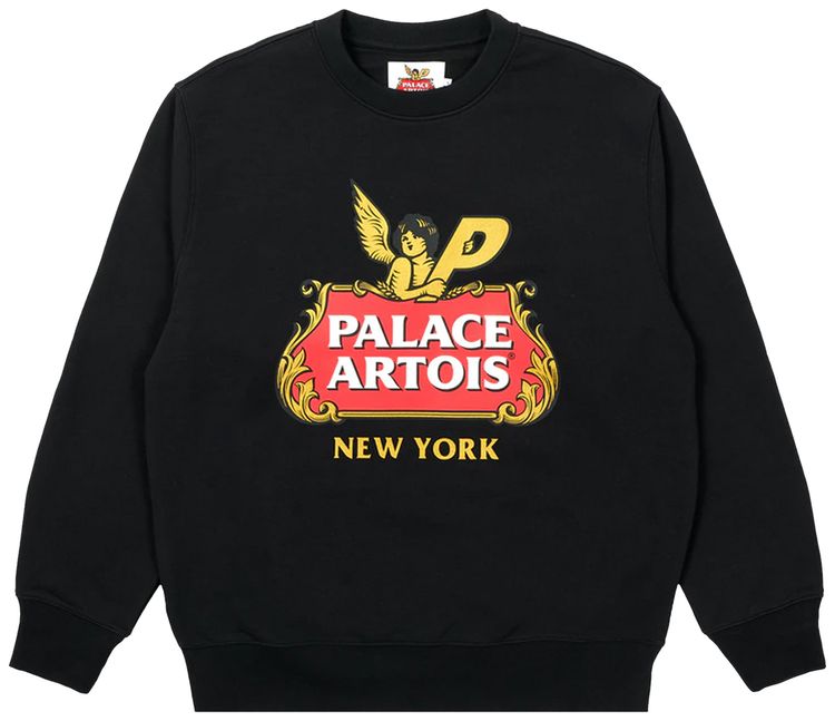 Palace x Stella Artois Cartouche Crew Black