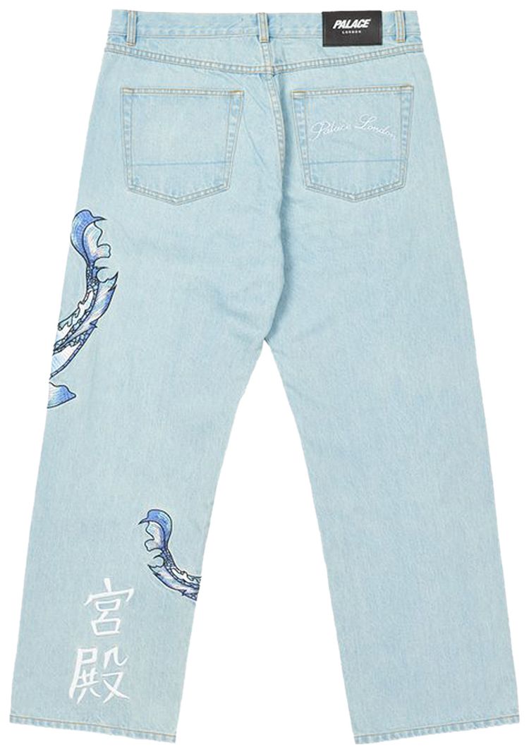 Palace Carp Jean Blue Stonewash