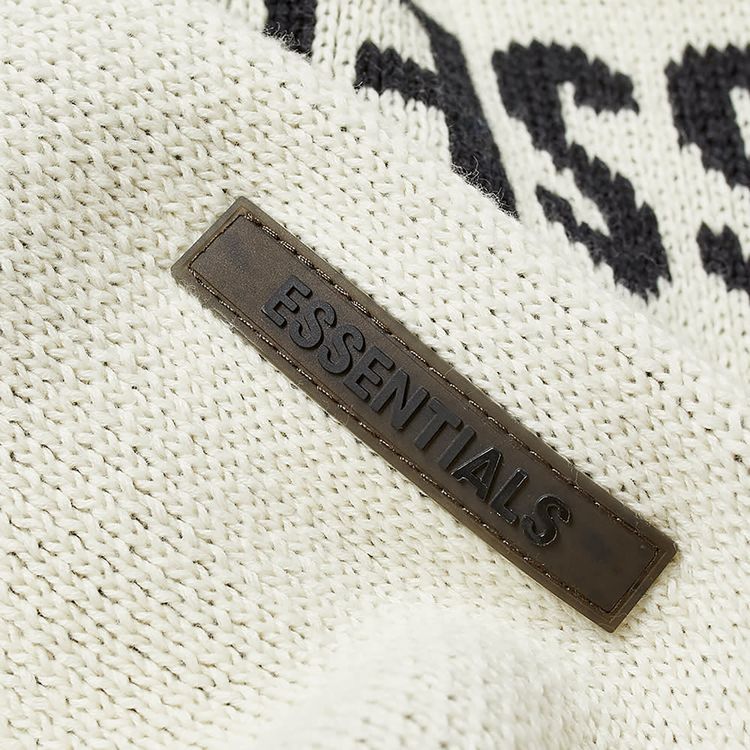 Fear of God Essentials Knit Hoodie Buttercream