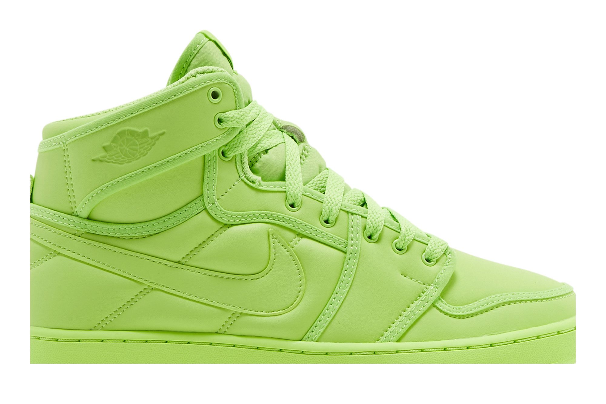 Lime green and black jordan 1 2025