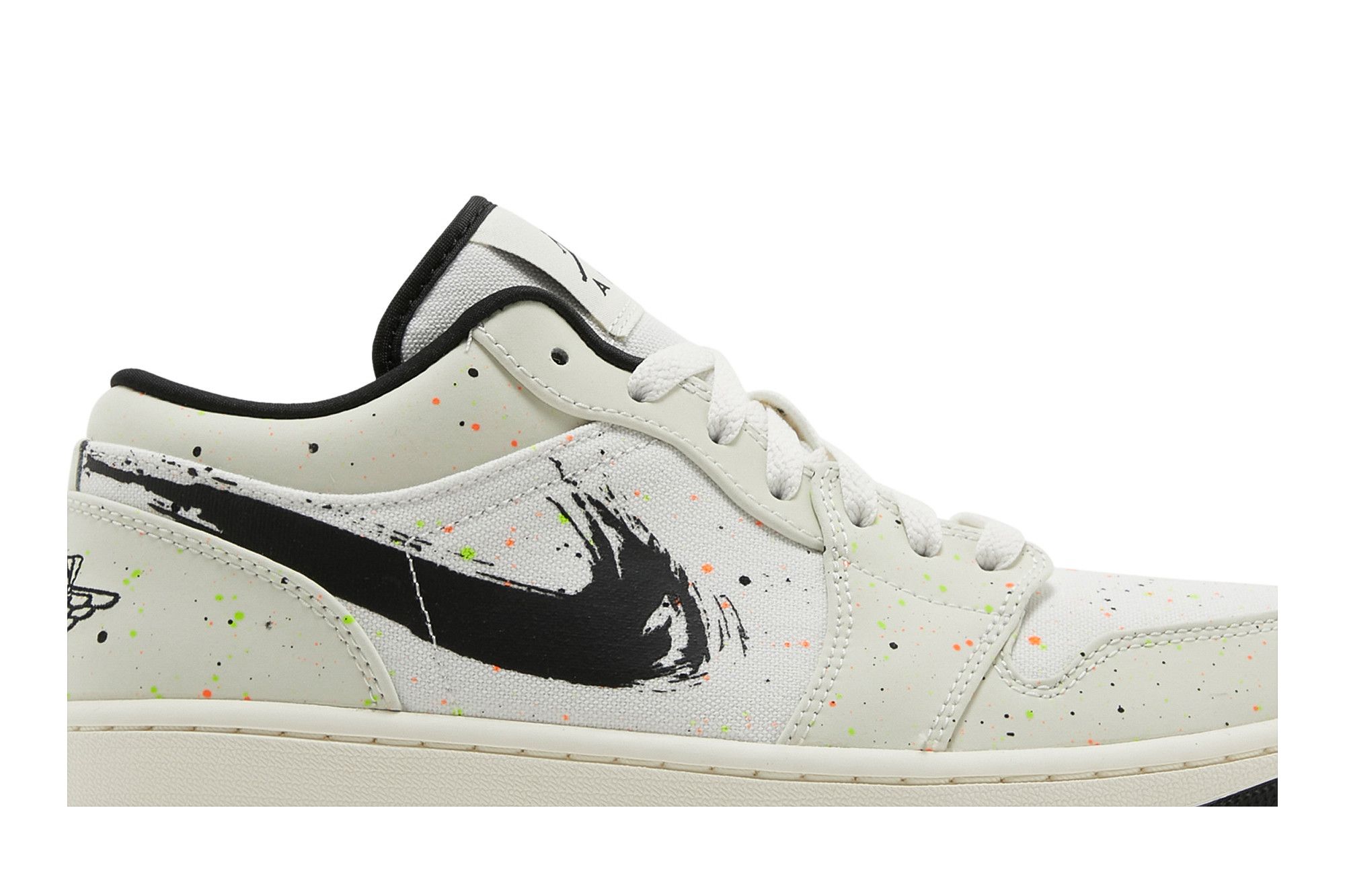 Buy Air Jordan 1 Low Brushstroke Swoosh Paint Splatter DM3528 100 GOAT