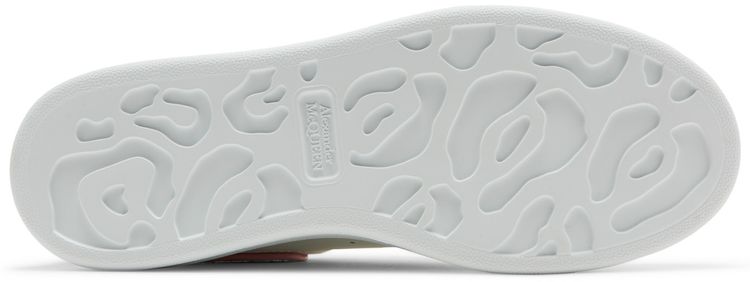 Alexander McQueen Wmns Oversized Sneaker White Rose Glitter